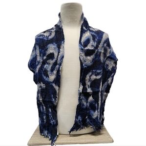 Wilfred 100% Wool Blue White Oversized Scarf